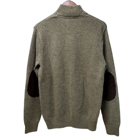 CHAPS Men's Quarter Zip Henley Long Sleeves Sweater in Size S - Picture 2 of 9